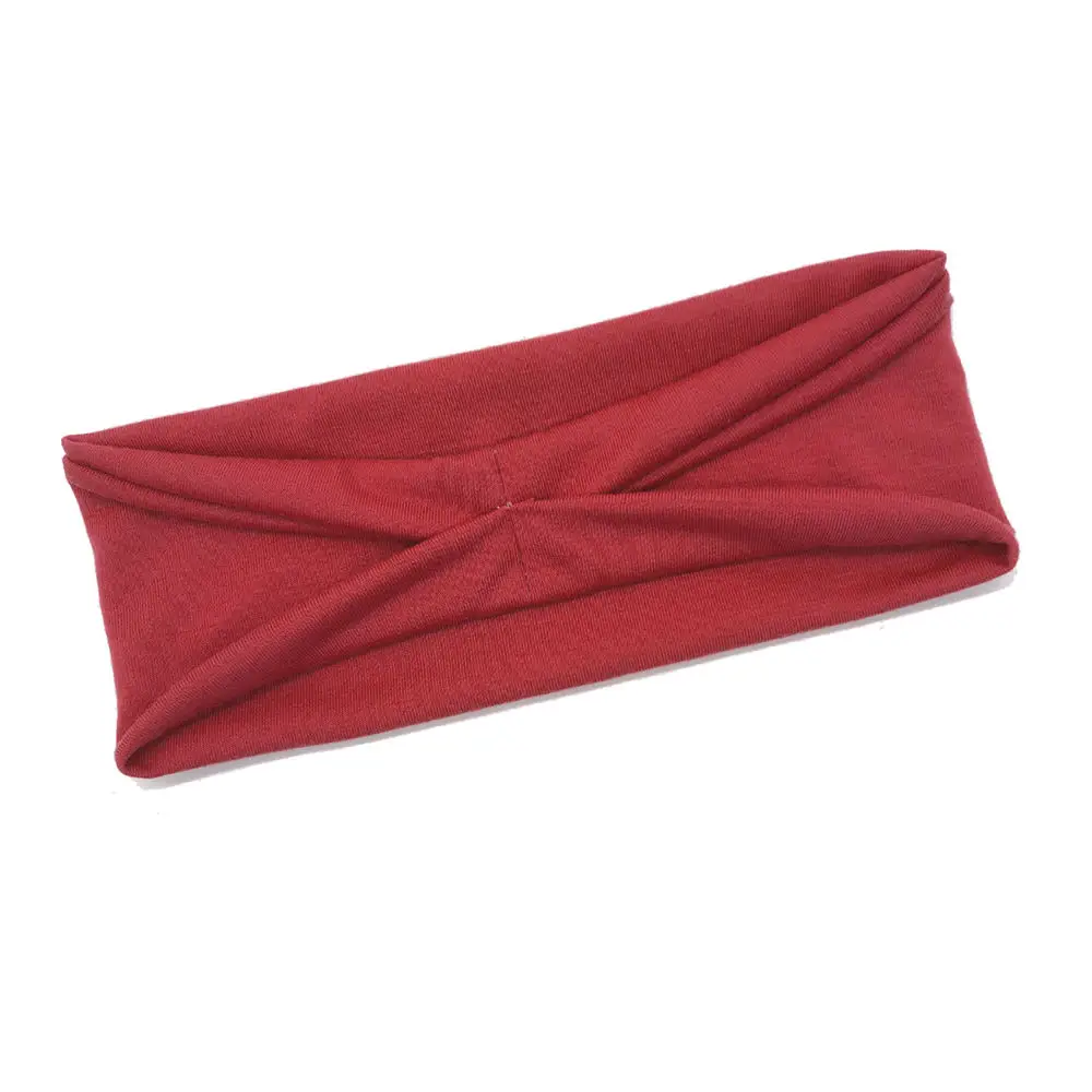 

Men Wide Headband Sweatband Stretch Sweat Elastic Sport Yoga Run Fashion Band Hair Ties 2019 New Style