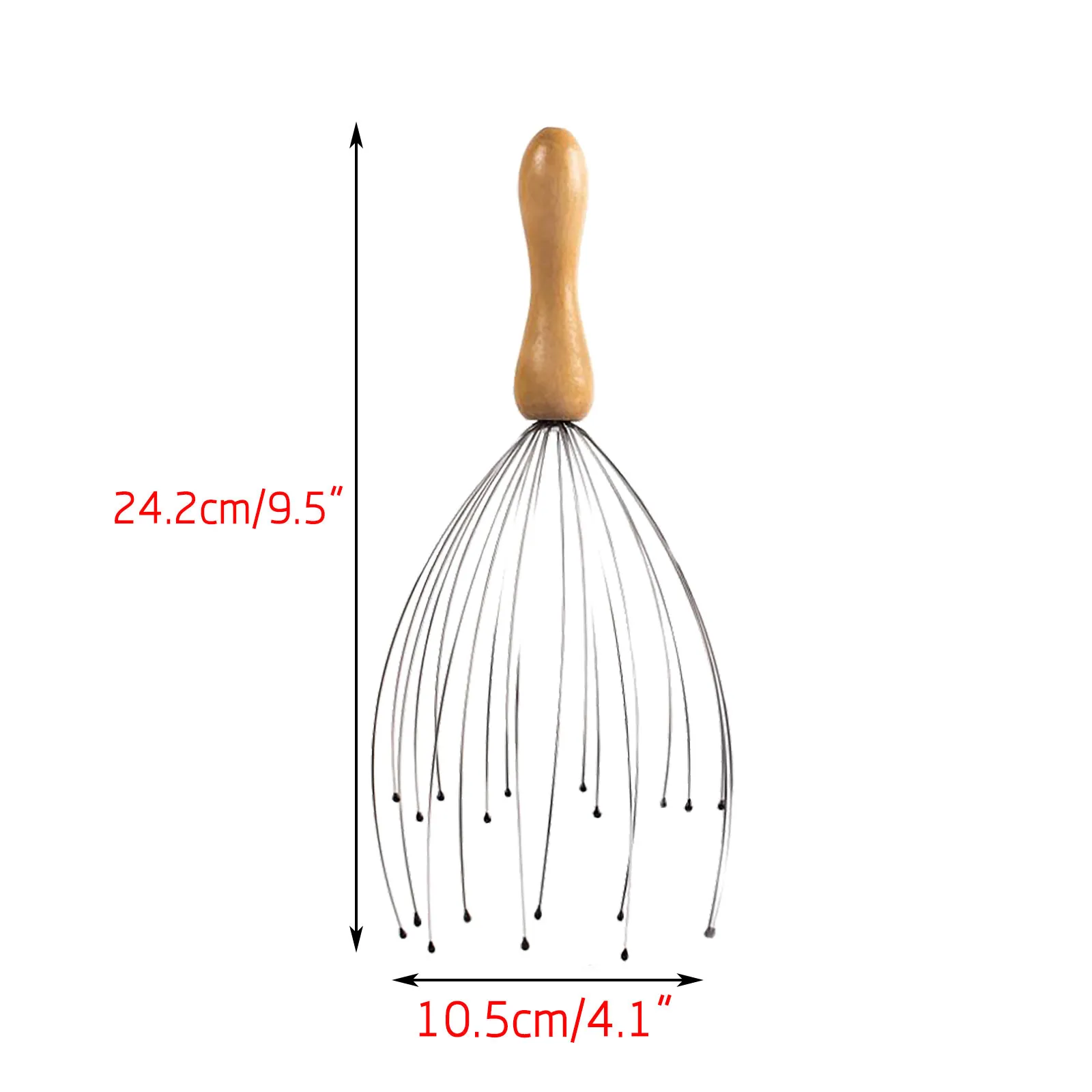 

1Pcs Head Massager Neck Massage Octopus Scalp Stress Relax Spa Healing Alloy Free Shipping