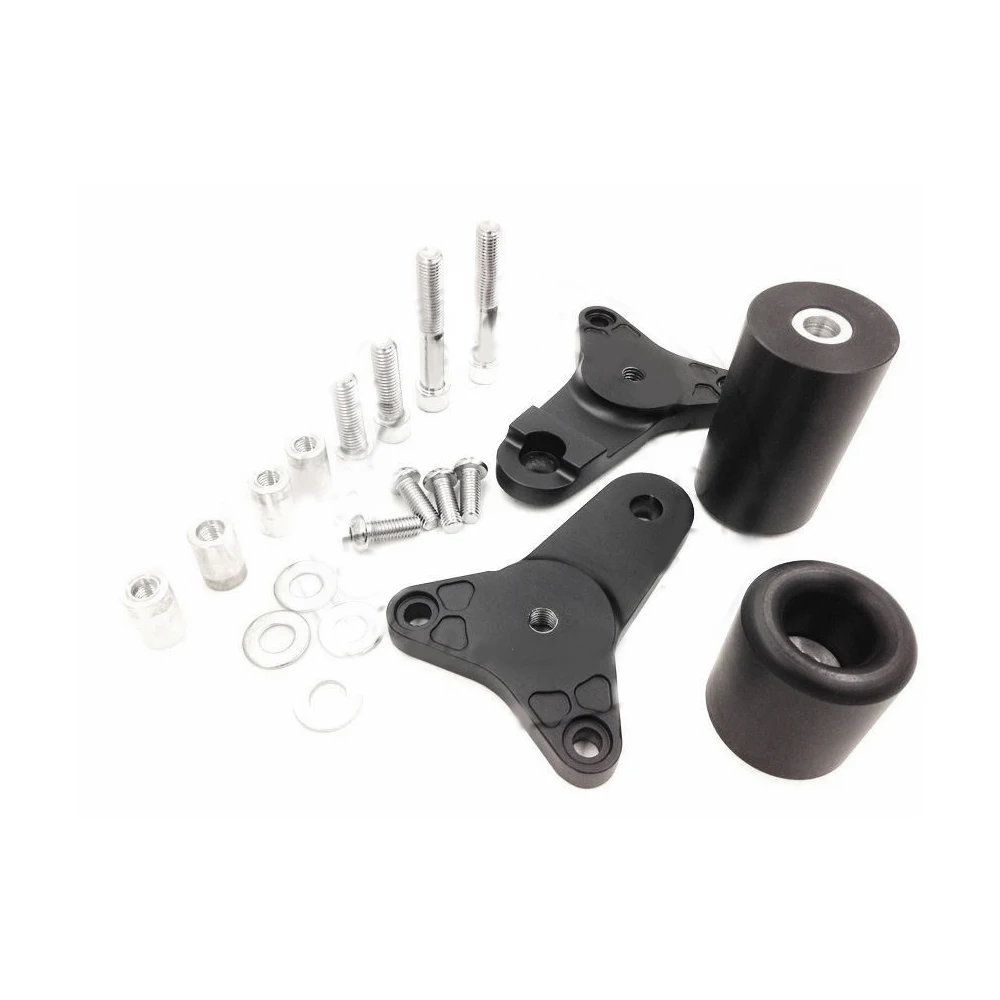 Мотоциклетные черные ползунки без обрезания защита от ударов и падений для Suzuki