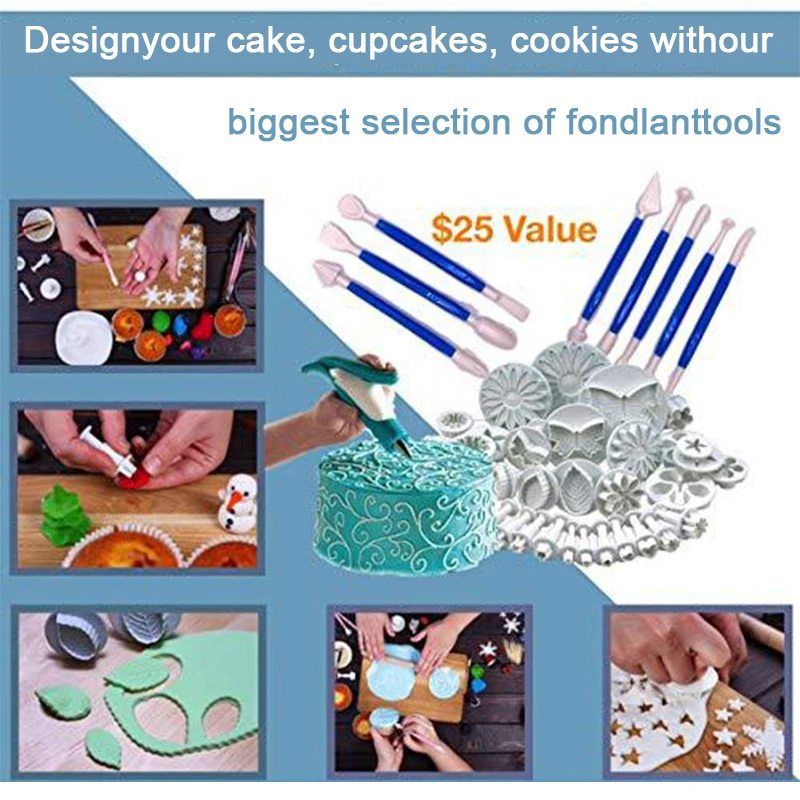 220pcs торт украшения инструменты для торта комплект выпечки Кухня набор сделай сам