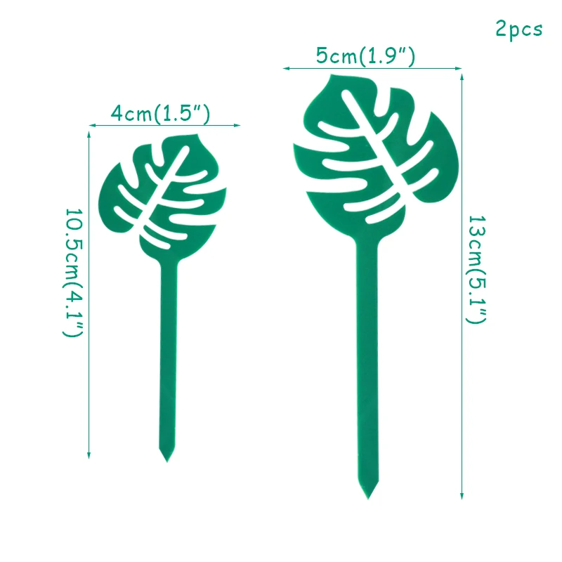 

Tropical Leaves Cupcake Toppers Palm Leaf Cake Toppers Summer Parties Jungle Birthday Party Hawaiian Luau Party Cake Decoration