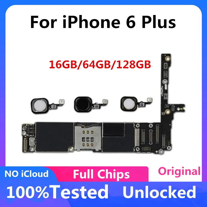 100% Оригинальный разблокированный Бесплатный ICloud 16 Гб 64 128 ГБ для Iphone 6 Plus 5 дюймов