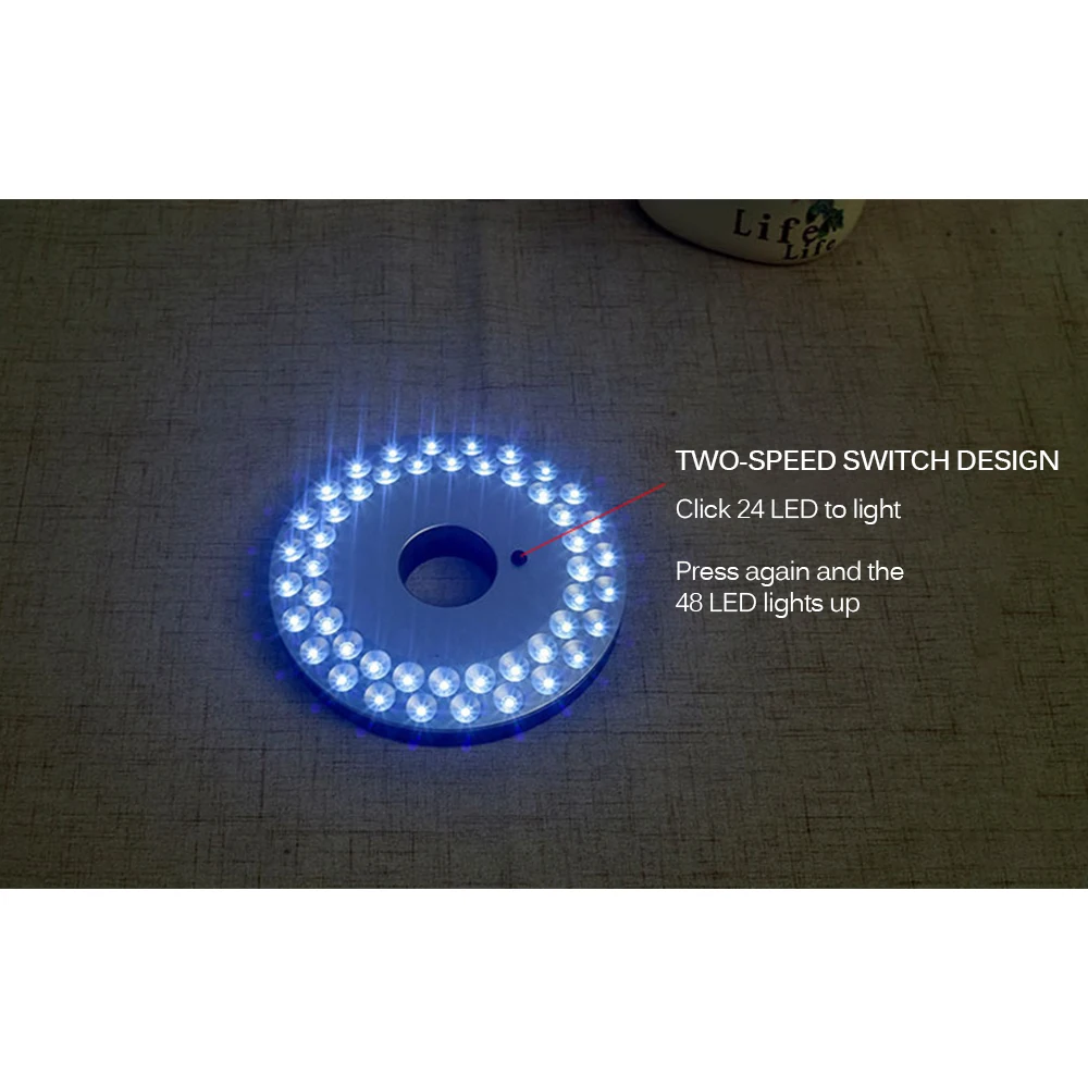 Светодиодные зонты 48 светодиодов освещение для внутреннего дворика зонтика