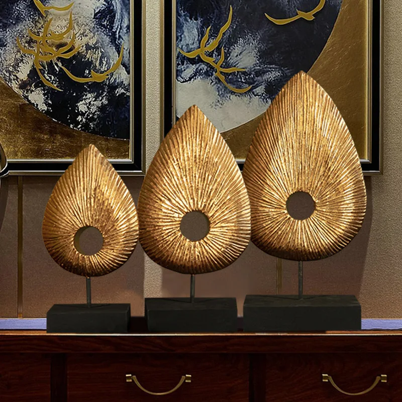 

GY Thai Style Home Decorative Crafts Southeast Style Living Room Entrance Desktop Solid Wood Wood Carving Ornaments
