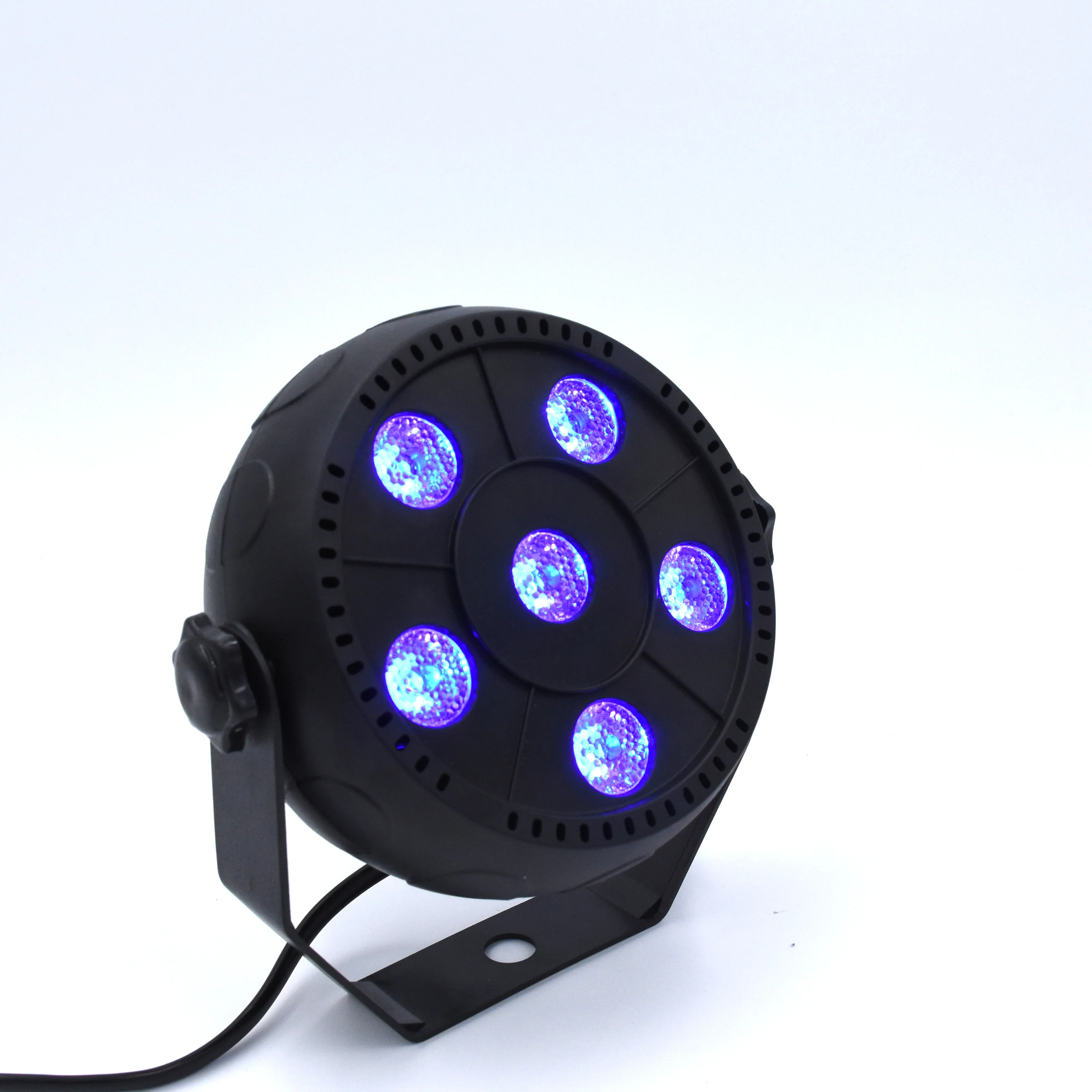 Светодиодный светильник для сцены 6 бусин мини-Голосовое управление RGB три в