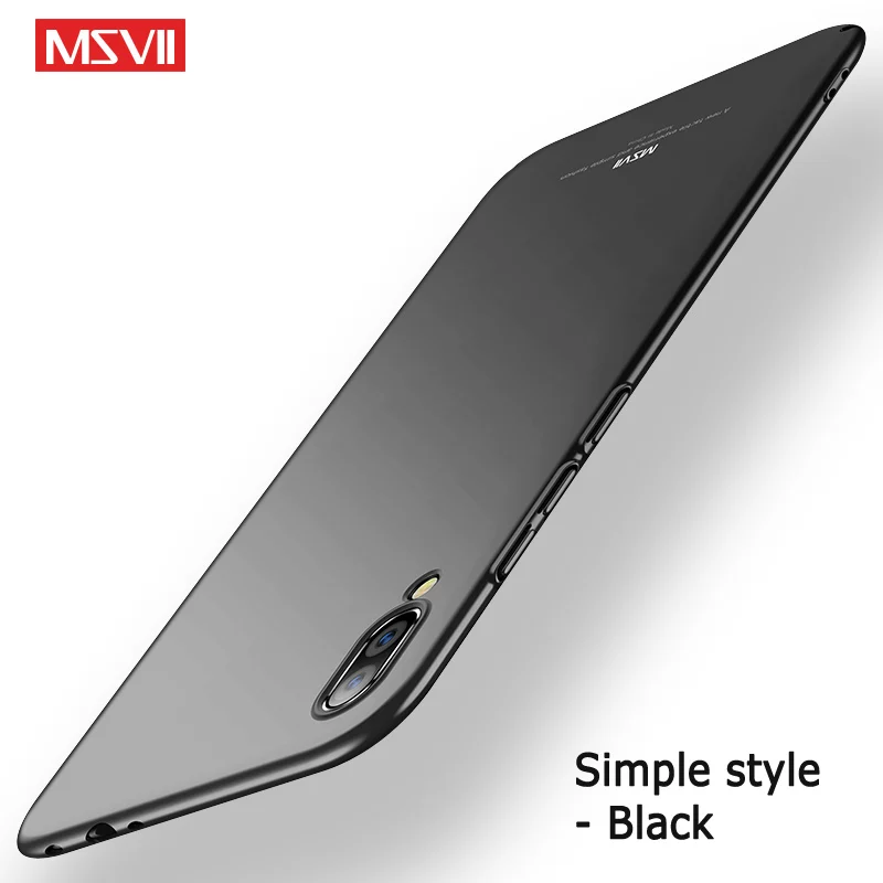 Simple Black Чехол MSVII для xiaomi mi A3 lite, чехол для xiaomi mi CC9 E mi A3 mi CC9, тонкий жесткий чехол для телефона из поликарбоната, чехол для xiaomi mi a3 cc9e, чехол - Цвет: Simple Black