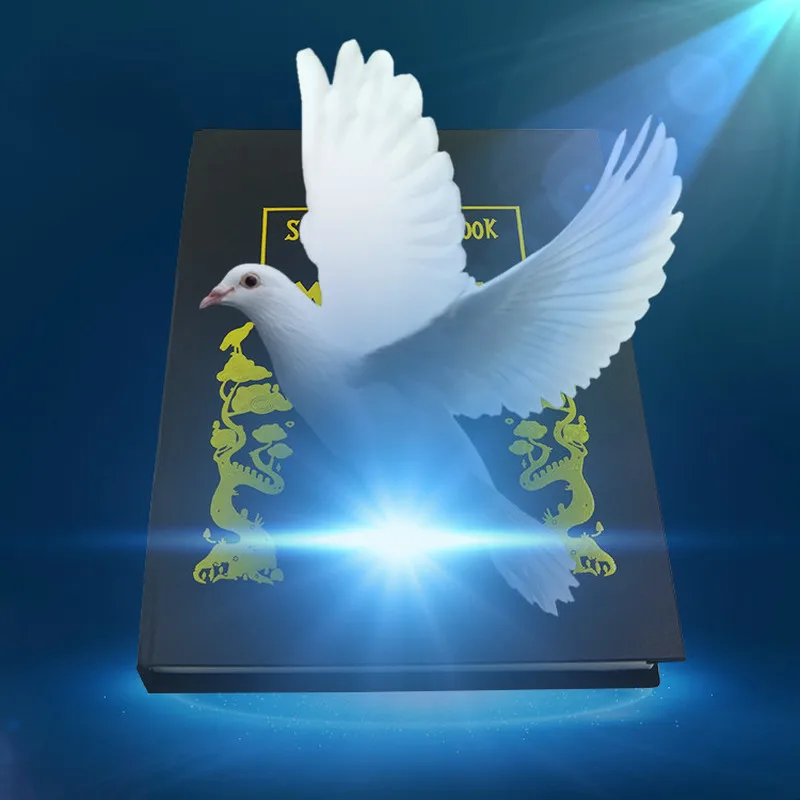 

Metamopho Magic Book -Dove Magic Tricks Funny Stage Magic Objects Appearing From Book Appearning Magic Illusions Gimmick Props