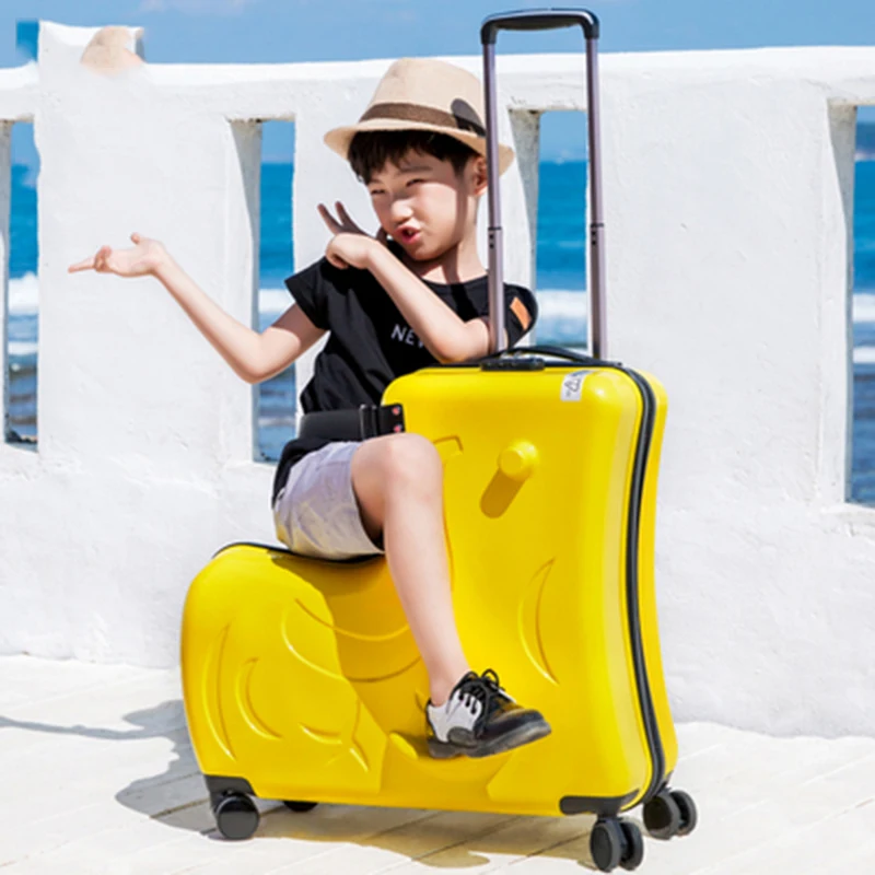 Милый мультяшный Детский чемодан XQ с пони Спиннер на колесах для студентов