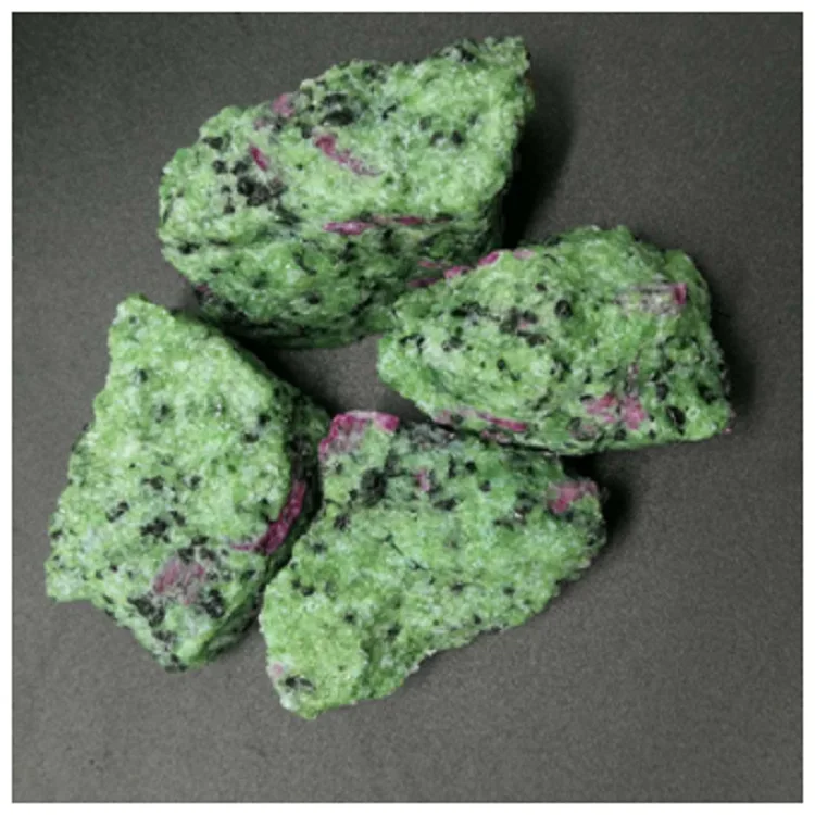 100gNatural красный и зеленый образец минерала декоративное озеленение Природный галечник камни и минералы