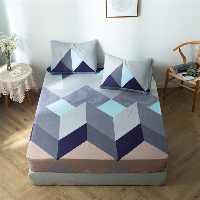 parure sheet set bedding bed boho sheets cover sets fitted flat pillowcase 1 pcs | Дом и сад