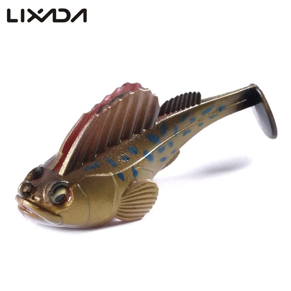 7 см 14 г рыболовная приманка свинцовая голова искусственная Мягкая пластиковая с