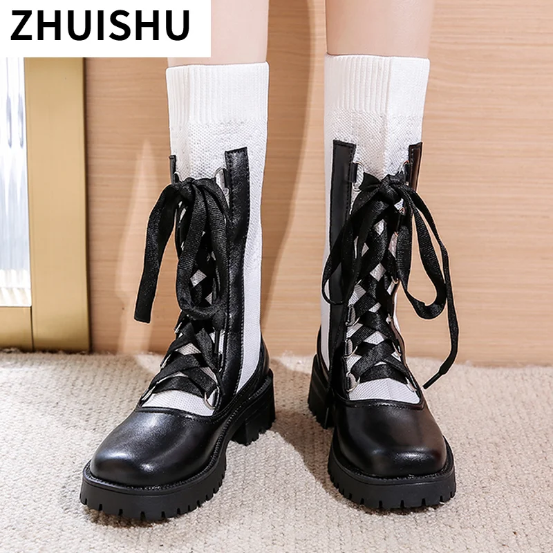 Сапоги женские осенне-зимние 2021 натуральная кожа | Обувь