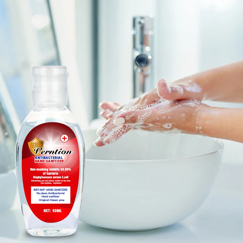 Portable Hand Sanitizer Gel Alcohol Disinfection Disposable Anti-Bacteria Moisturizing Quick-Dry Liquid Soap |