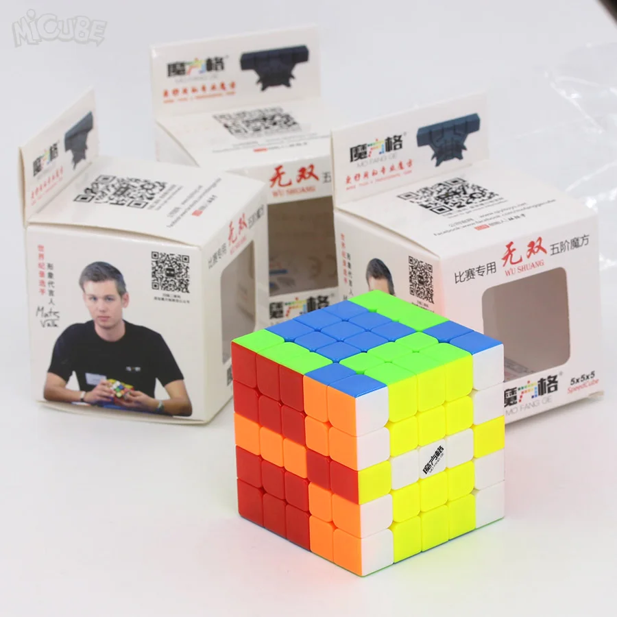 Волшебные кубики Qiyi Mofangge Wushuang 5x5x5 скоростной пазл для соревнований 5x5 квадратные