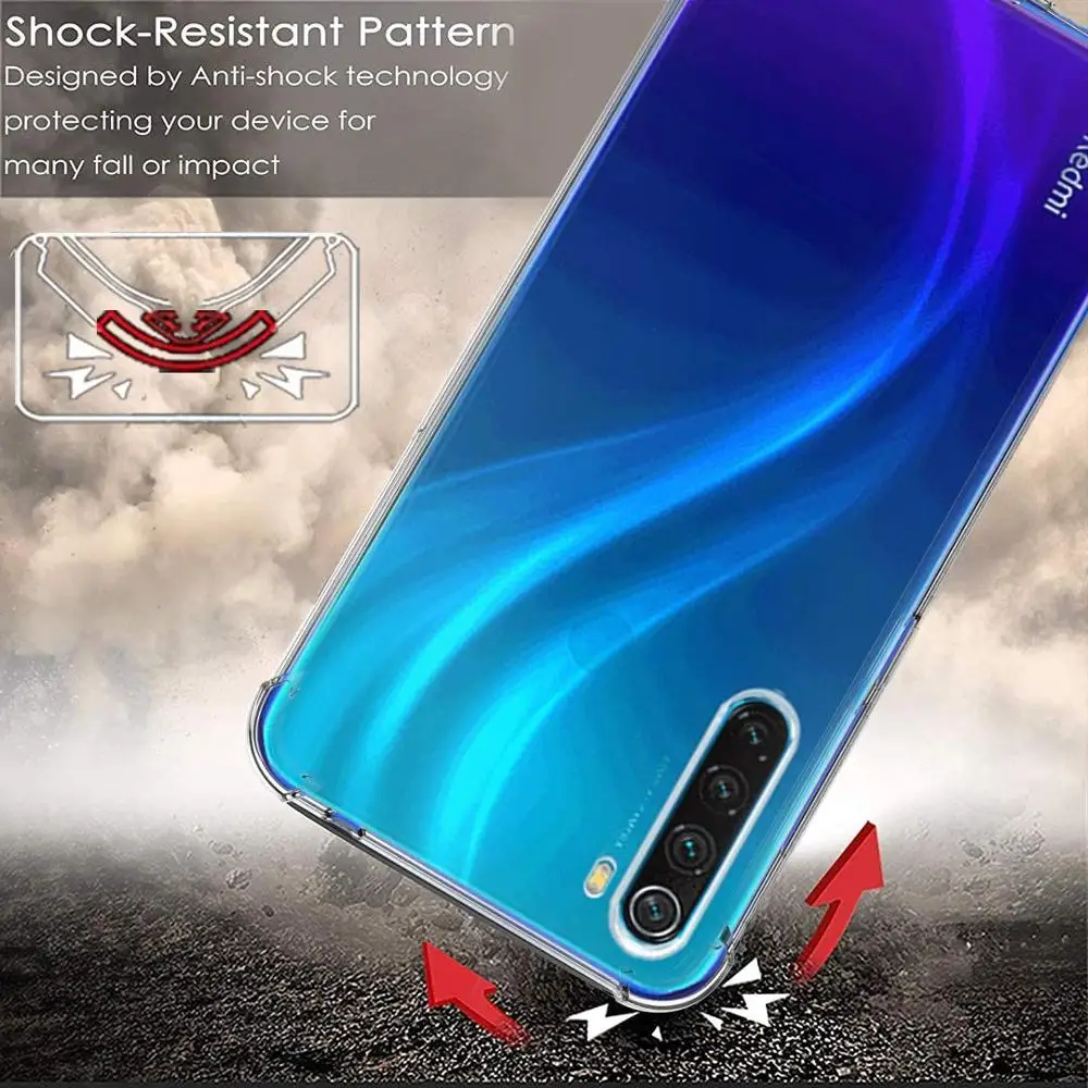 Противоударный чехол для телефона Xiaomi Mi 10 9 SE 9T A3 Lite Redmi Note 8 Pro 7 7A 8A K20 K30 Mi10 Mi9 Mi9T