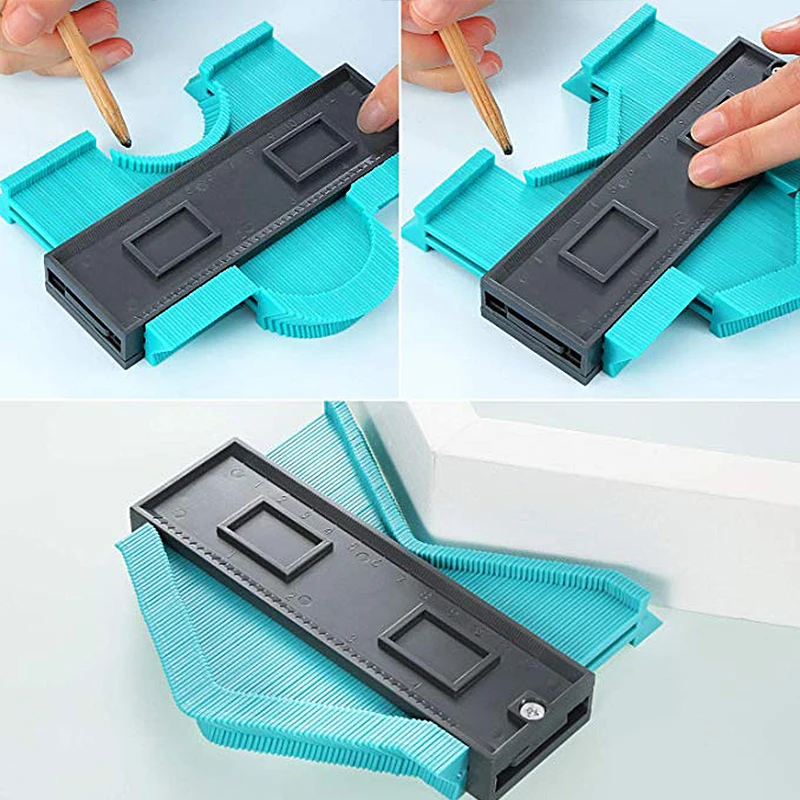 Пластиковый Калибр для дублирования контура Столярный инструмент измерительная