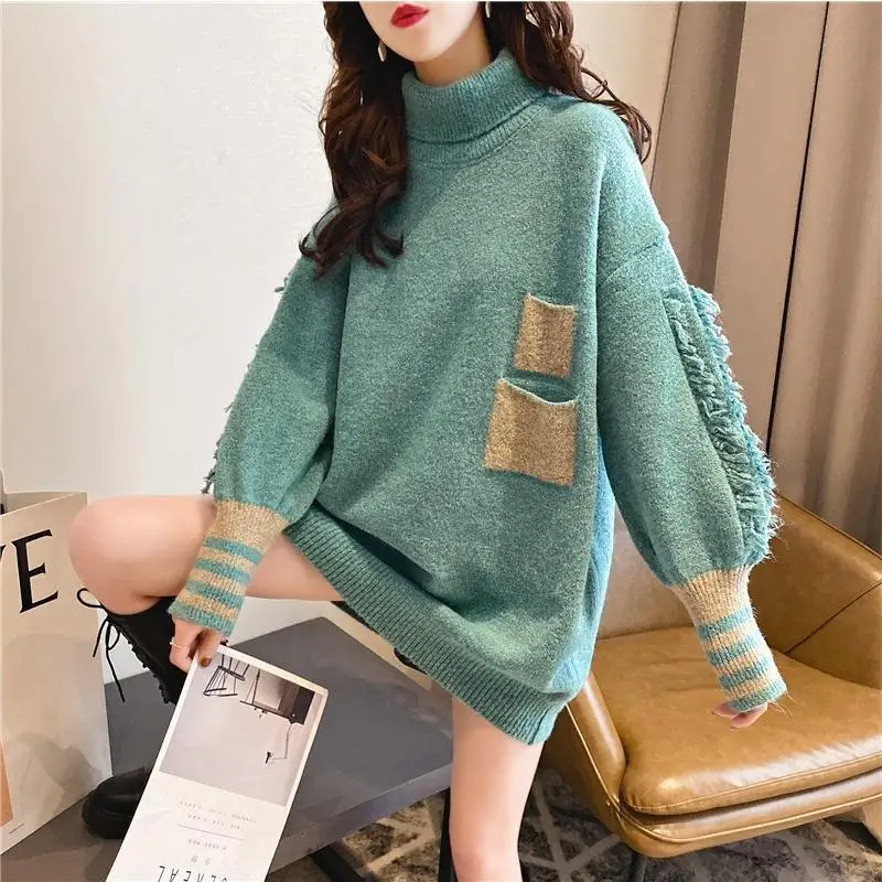 

Плотная теплая Женская водолазка, зима 2021, женские свитера и пуловеры, вязаный кашемировый свитер с длинным рукавом, женский джемпер, C11