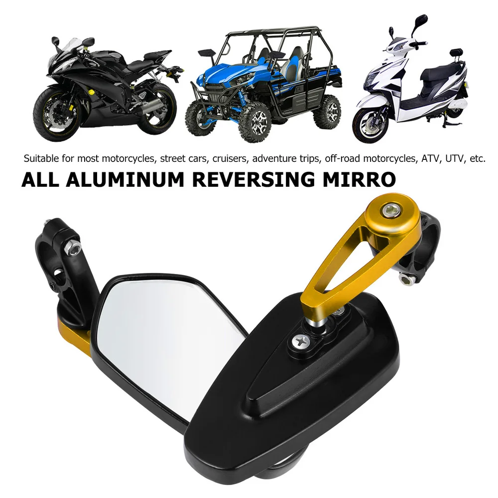 1 пара мотоциклетные зеркала заднего вида из алюминия аксессуары для модификации