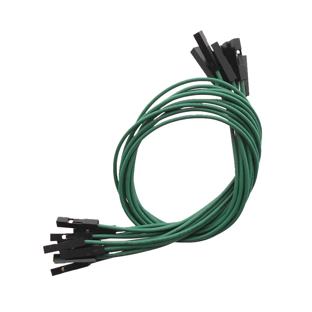 10 шт./лот 25 см 2 54 DuPont кабель 1 Pin белый/черный/красный/желтый/синий/зеленый износ