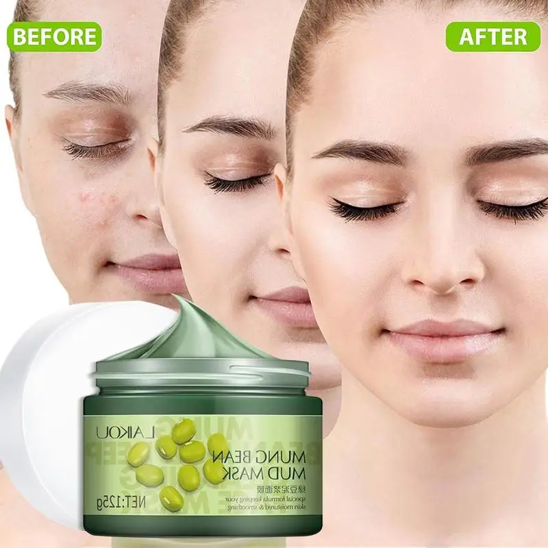 Очищающая маска для лица Мун бобовая грязь отбеливающий контроль жирности