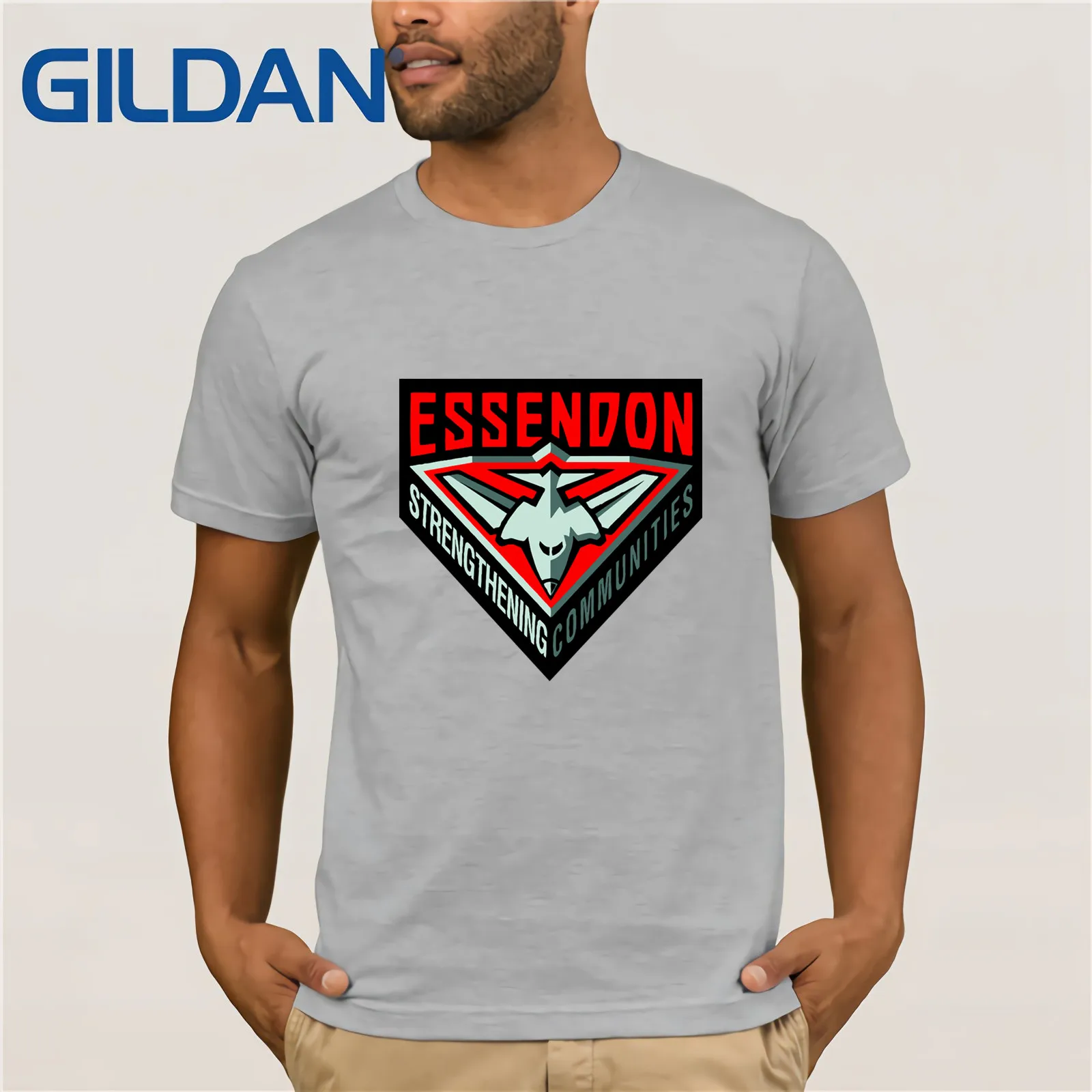 Essendon Bombers австралийский футболист Клуб Мужская футболка новый классический