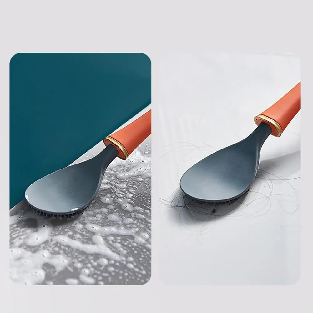 

Silicone Toilet Brush Wall-mounted Automatic Cleaning Tool