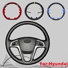 Индивидуальные DIY чехол рулевого колеса автомобиля для Hyundai Solaris Verna i20 Accent черная искусственная замша кожа руля
