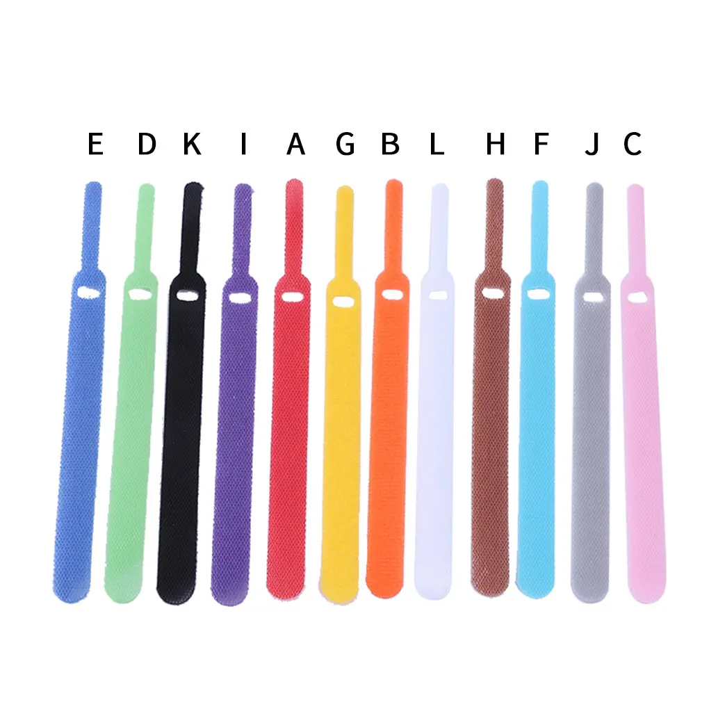 

New Fashion 20pcs 14.5cm Reusable Fastening Cable Organizer Earphone Mouse Ties Cable Management Wire Cable Winder High Quality