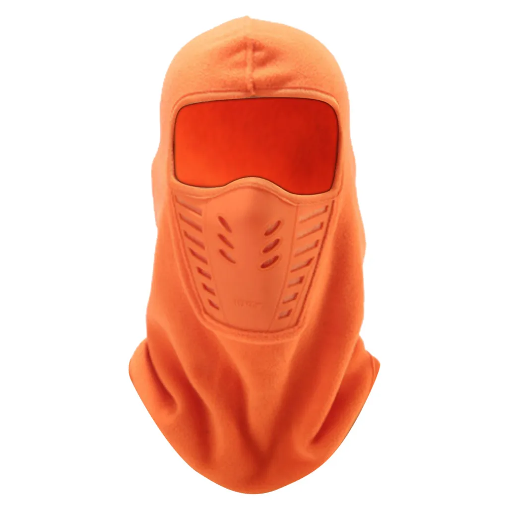 Велоспорт зима флис теплый Полный лицевой чехол Анти пыль ветрозащитная Лыжная