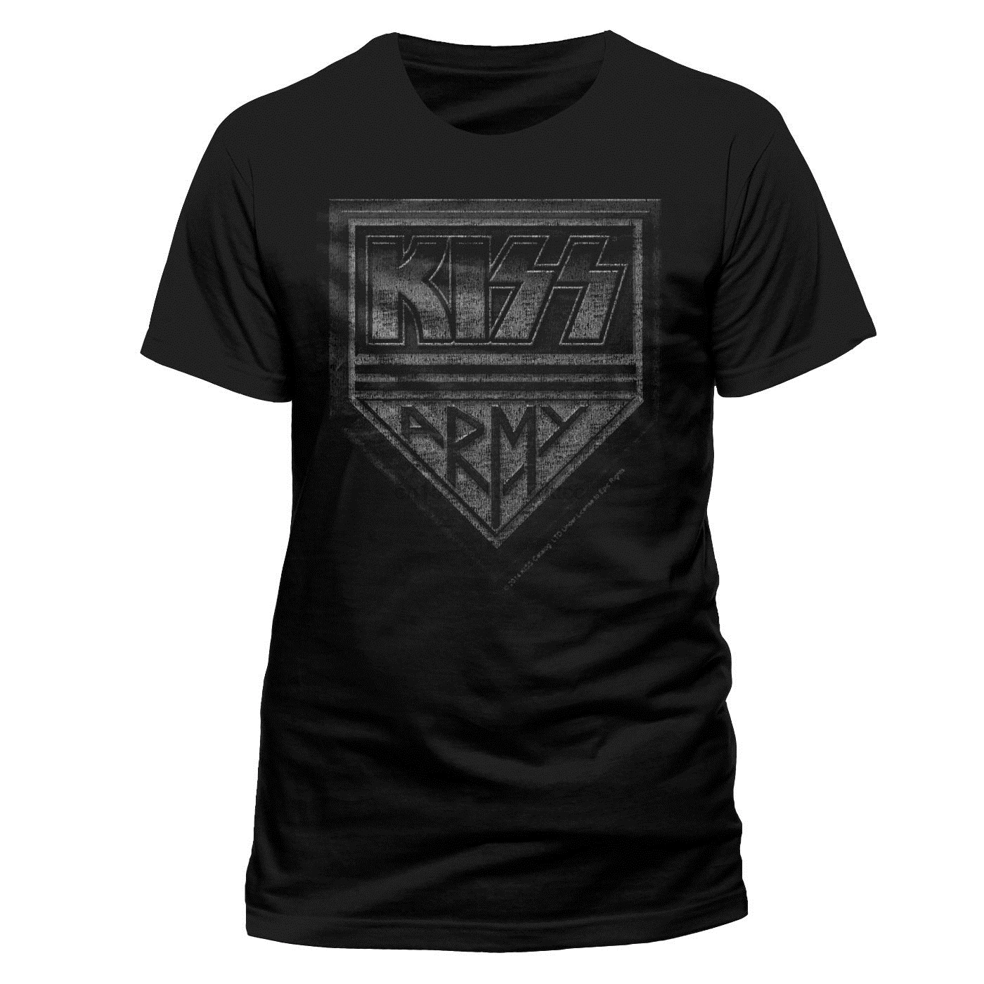 

Kiss Army Distressed T-Shirt - NEW OFFICIAL! T Shirt Discount 100 % Cotton T Shirt for Men Cheap Price 100 % Cotton