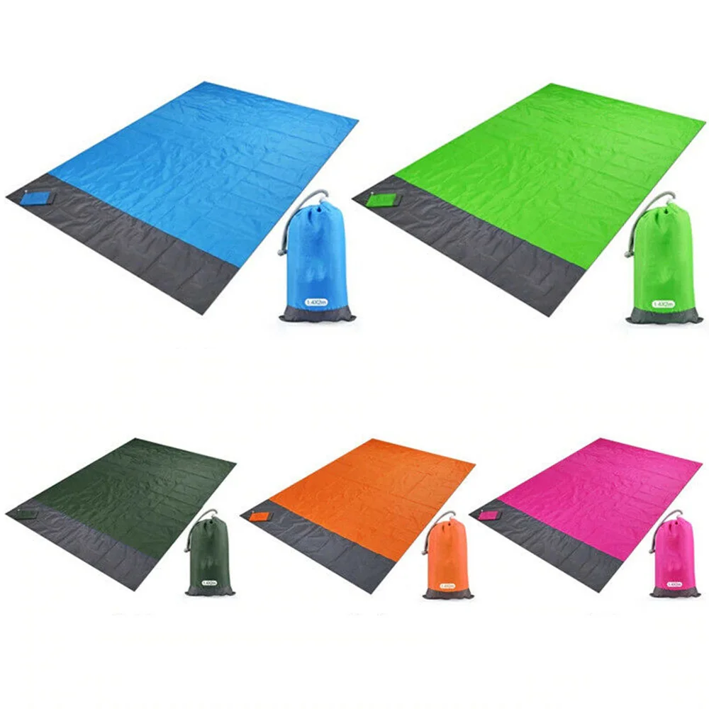 

200x140CM Waterproof Beach Blanket Outdoor Portable Sand Proof Picnic Mat Folding Camping Sleeping Pad Ground Mattress Hiking