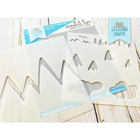 mountains layering arrival new metal cutting stencil diary scrapbooking easter craft engraving making stencil hot selling