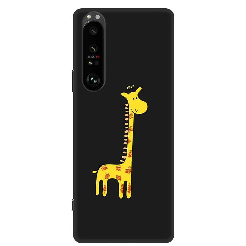 Фото Черный силиконовый чехол для Sony Xperia 1 II 10 III Lite, чехол для телефона Sony Xperia 5 10 II 1 III L3 L4, задние чехлы №3