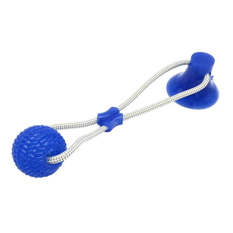 

Interactive fun dog toy suction cup pet molar bite ball push toy Pet Tooth Cleaning/Chewing suction cup dog rope ball toy
