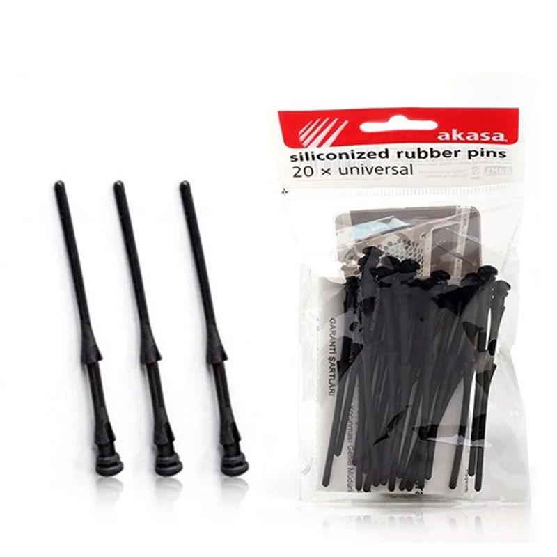 20 Rubber Case Fans Mounts Siliconized Pins For Mounting Tool Computer Components Cooling | Компьютеры и офис
