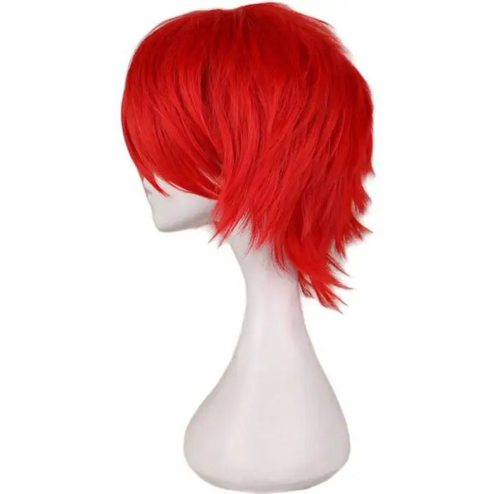 

Red Short Wig Cosplay Kuroko no Basuke RAKUZAN Akashi Seijuro Costume Kuroko's Basketball Heat Resistant Synthetic Hair Men Wigs