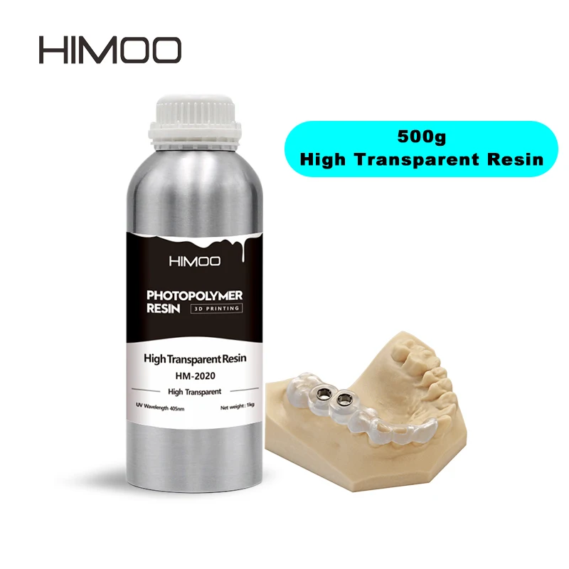 

Хирургическое руководство Himoo Clear для полимерного 3D-принтера, смола для литья Nova3D Creality, стоматологический имплантат, хирургия, смола с 3d-печа...