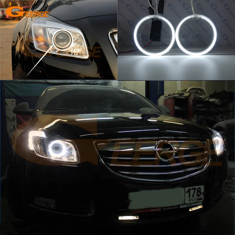 

For Opel Insignia A 2008-2013 pre Facelift xenon headlight Excellent Ultra bright CCFL Angel Eyes Halo Rings car Accessories