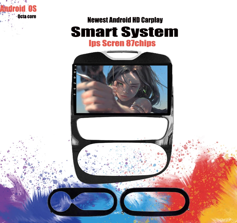 Автомагнитола 2 din мультимедийный видеопроигрыватель с GPS-монитором для Renault Clio 10