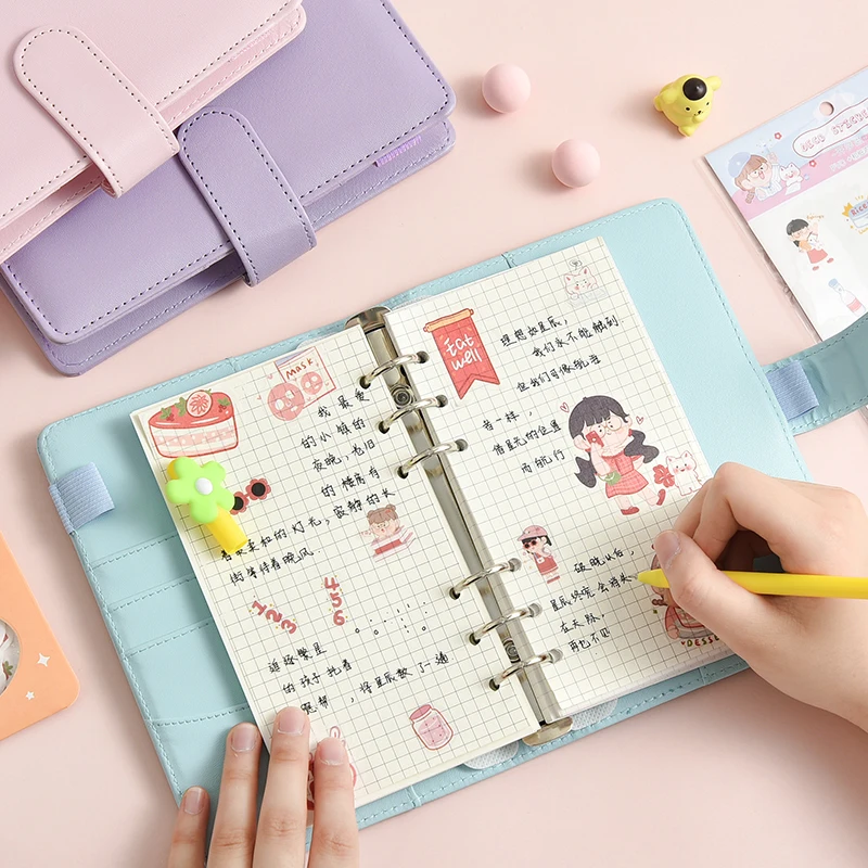 Макарон Ежедневник с кожаной обложкой A5 A6 планировщик Органайзер записная