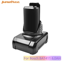 12v 10 8v 6000mah li ion bat420 replacement battery for bosch bat411 bat412 bat413 bat414 max battery cordless power tools l50