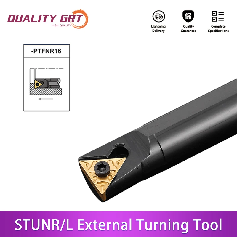 

Q.Grt S16Q-STUNR16 S18Q-STUNR16 S20R-STUNR16 Internal Turning Tool Holder Carbide Inserts TNMG STUNR/L CNC Lathe Cutting Tools