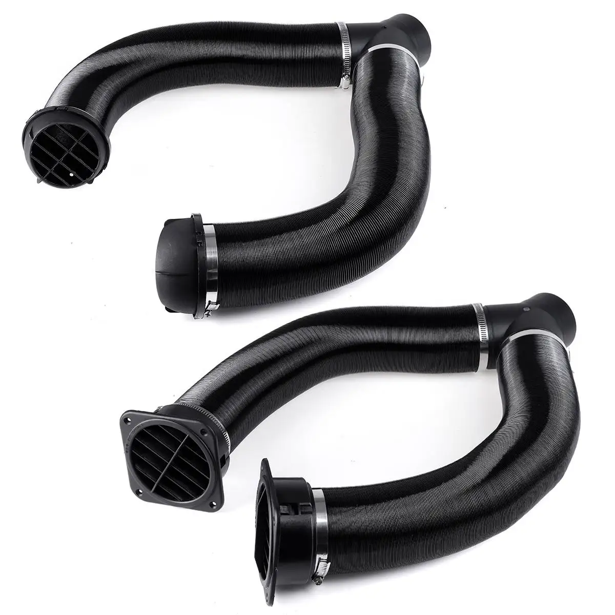 

75mm Heater Replacements Kit Air Diesel Parking Heater Ducting Pipe Air Vent Outlet w/Y Piece Exhaust Connector Hose Clamps