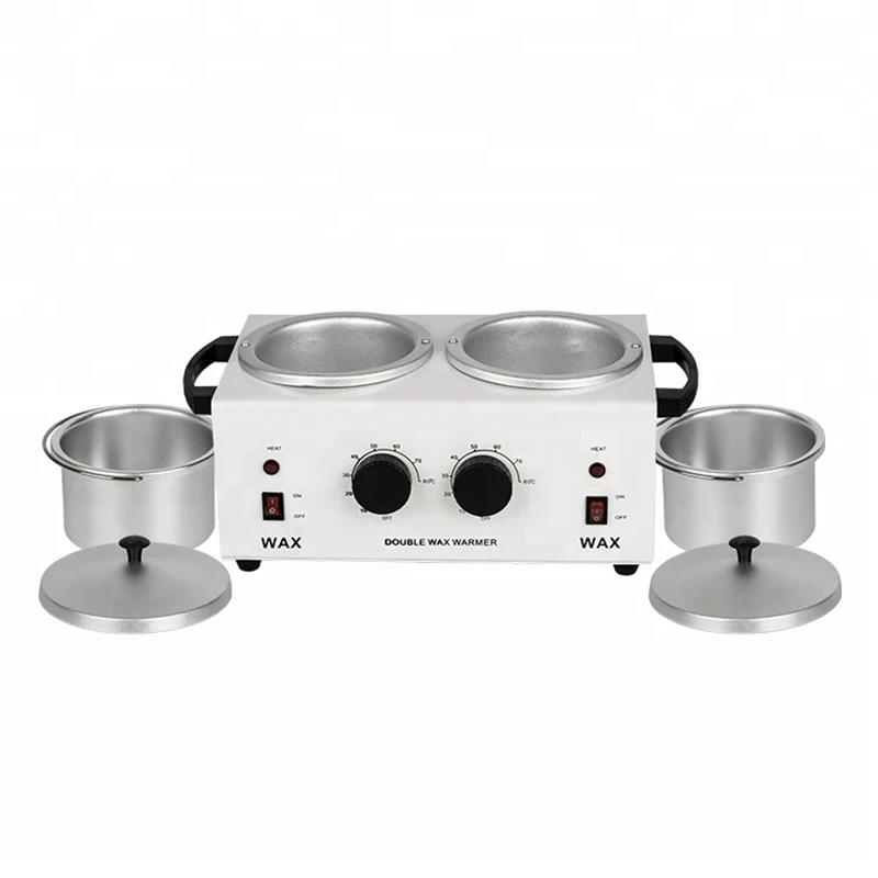 MEIERLI двойные горшки для депиляции Воск нагреватель машина парафин воск теплее