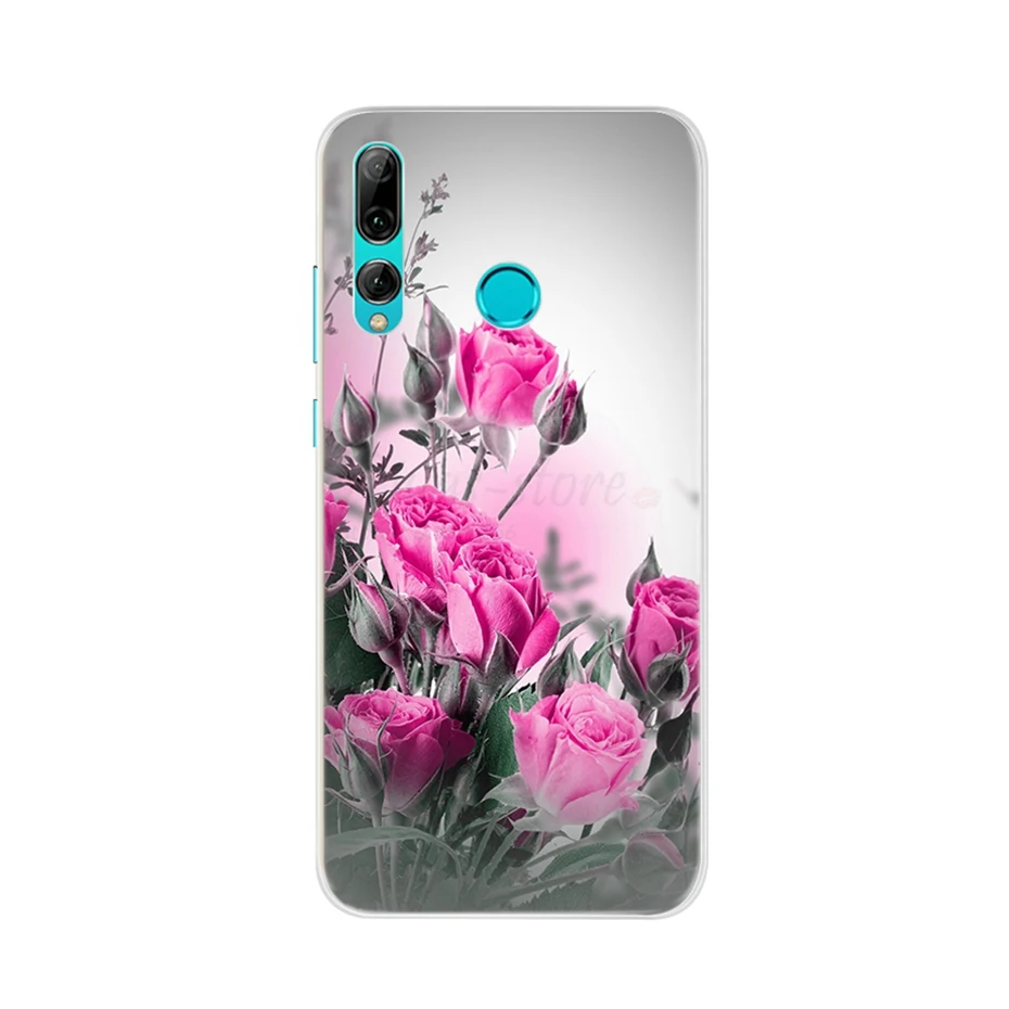 Чехол для huawei P Smart Мягкий силиконовый чехол TPU чехол для huawei P Smart Plus чехол Чехол для Funda huawei P Smart Z - Цвет: Небесно-голубой