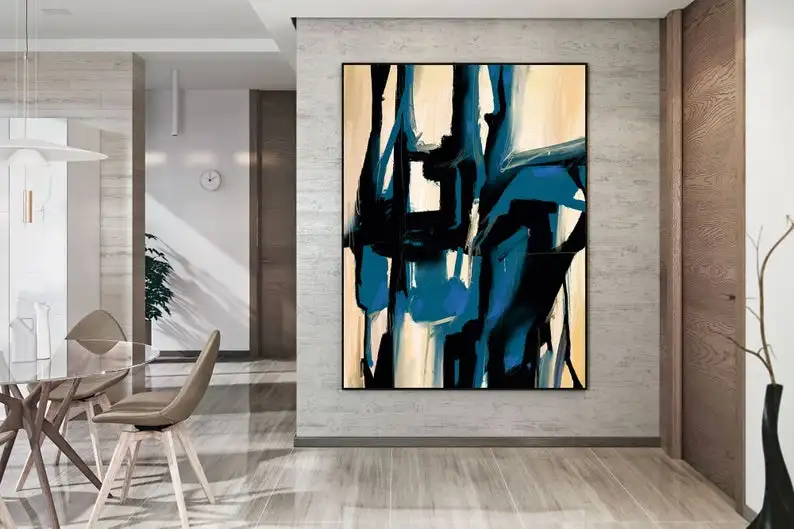 

Extra Large Wall Art Minimal Abstract Painting Contemporary Painting On Canvas Large Canvas Art Huge Living Room Painting