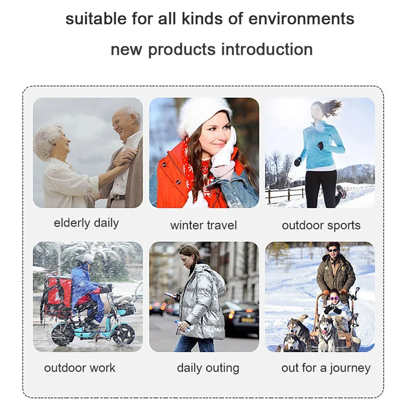 Умный электрический нагревательный жилет для зарядки Bback куртка с подогревом