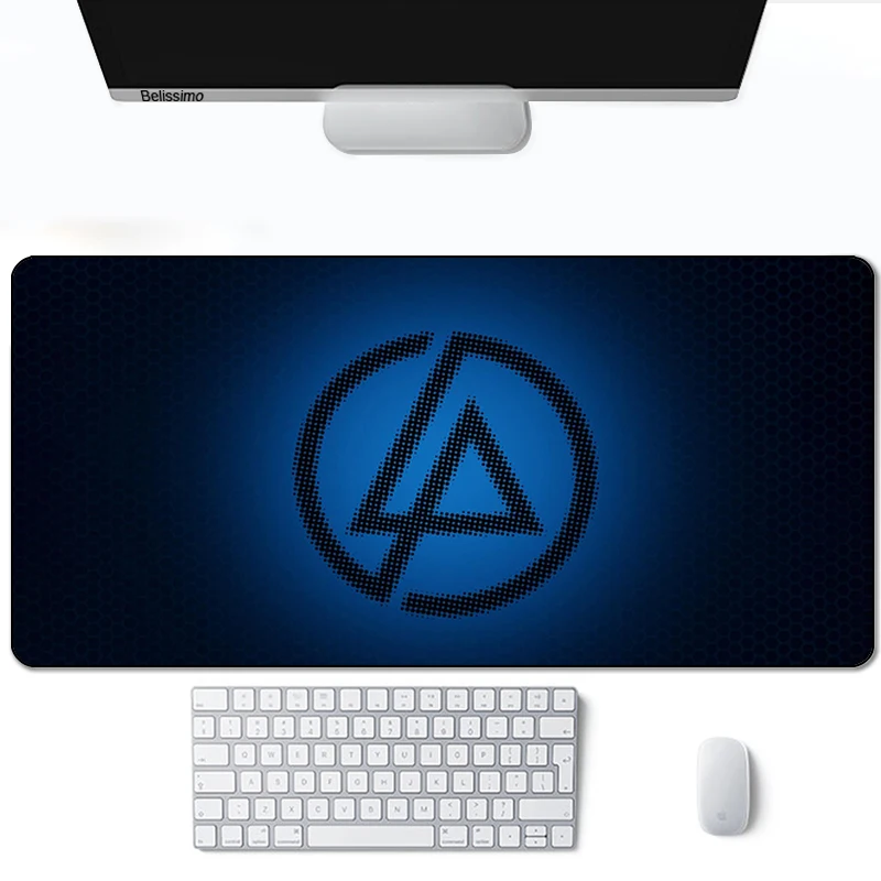 

Linkin Parks Logo Anime Gaming Mousepad Lock Edge waterproof Mouse carpet Rubber Gamer Laptop Desk Mat mouse pad mause gamer