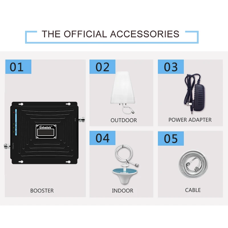 

Lintratek Triband Repeater 900 1800 2100Mhz Signal Booster GSM 2G 3G 4G Repeater 4G 1800 Booster Mobile Signal Amplifier GDW #5