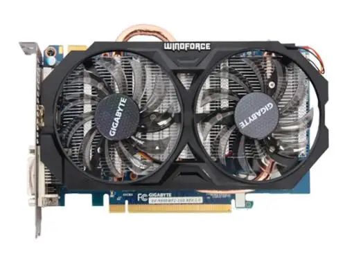 Видеокарта GIGABYTE GTX 660 2 Гб 750 бит GDDR5 видеокарты для nVIDIA Geforce GTX660 б/у VGA карты мощнее